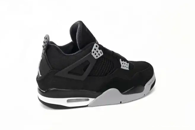 Official Maikesneakers Air Jordan Black 4 Canvas DH7138-006 0429